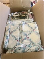 Large box of sheets - Queen sized