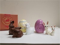 Easter bunnies & collectibles