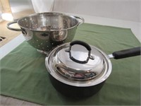 Stainless Colander, Wear Ever Pot