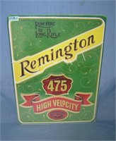 Remington High Velocity ammo style advertising sig