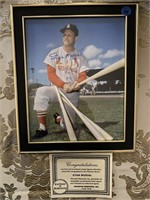 STAN MUSIAL SIGNED 8 X 10