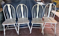 4- Wood Chairs