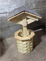 Hand Crafted Wishing Well - 15" x 32"