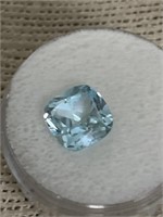 4.16ct Faceted Topaz Gemstone in Gem Jar