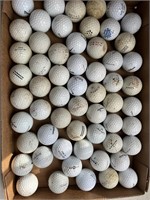 Golf balls (one flat)