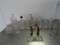 Glass bottles antique