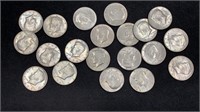 (20) 1971-1974 Kennedy Clad Half Dollars