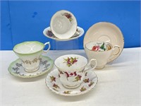 4 Tea Cups - 2 Paragon and 2 Royal Albert
