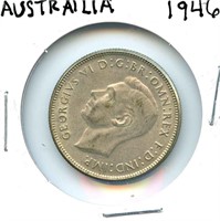 1946 Australian Silver Florin