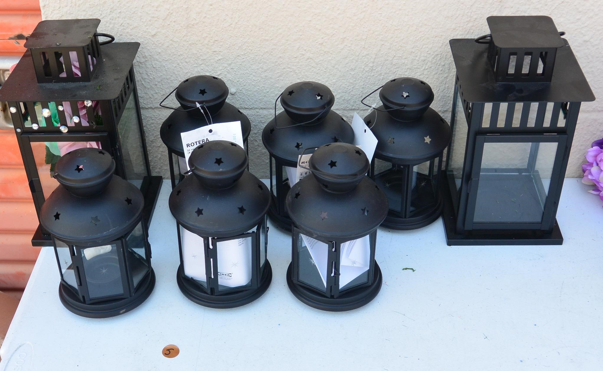 DECORATIVE LANTERNS - SOME NEW WITH TAGS