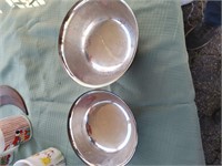 Set of 2 Gorham Silverplate Dishes