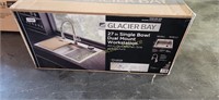 GLACIER BAY 27" SINGLE BOWL DUQL MOUNT SINK