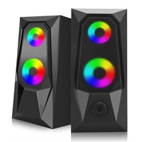 B2277  TSV RGB PC Gaming Speakers, 2.0 Stereo