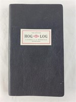 Vintage new Harley-Davidson hog log, journal for