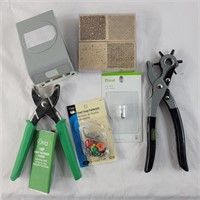 Misc. Crafting supplies incl. Snap fastener pliers
