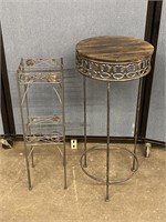 2 Metal Plant Stands/Pedestals