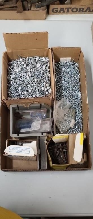 Miscellaneous screws and nails
