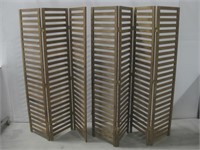Two Folding Room Dividers See Info