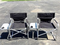 (2) Folding Lawn Chairs