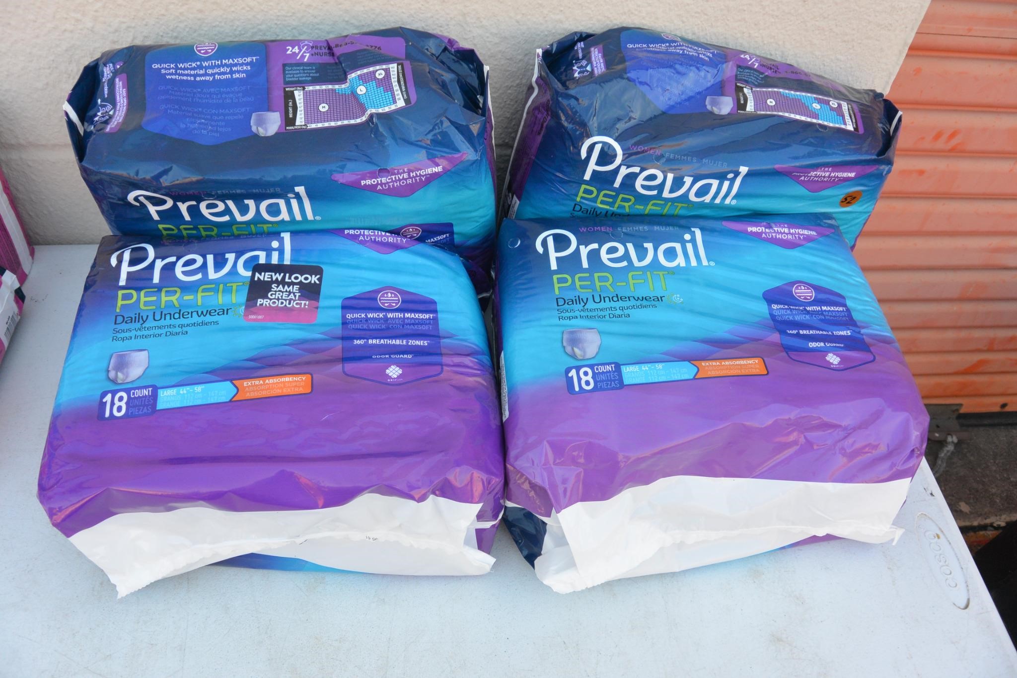 4 NEW PREVAIL PER-FIT UNDERWEAR SIZE L