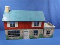 Vintage Metal Dollhouse