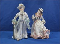 Porcelain Ladw & Man-numbered