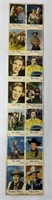 Authentic VTG Hollywood Strips Trading Cards