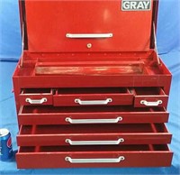 Gray brand tool box 27" x 12" x 14"