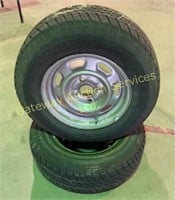 2 Hallmark P195/75R14 Tires
