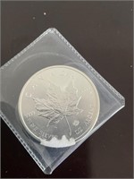 2016 Canadian maple leaf 9999 fine silver coin