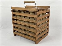 Ridgecrest Farms Wooden Egg Crate