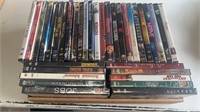DVD lot with titles such as Night shift and Jobs