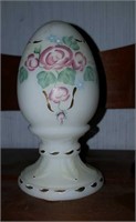 Fenton hand-painted egg by Hopkins