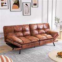 Convertible Futon Couch with Memory Foam