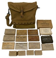 WWII Medic Bag With Contents