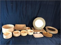 Pampered Chef with Wooden Bowls and More