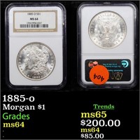 1885-o Morgan $1 Graded ms64