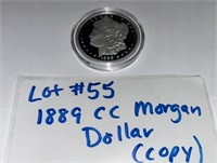 LOT #55) 1889 CC MORGAN DOLLAR (COPY)