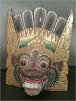 Box-Carved Wood Mask, Indonesia