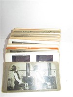 Lot of VINTAGE STEREO VIEW CARDS Many