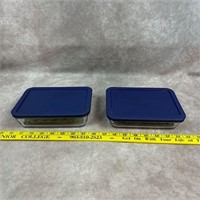 2 Pyrex Glass Baking Dishes