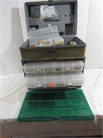 Fishing Box w/Assorted, Numerous Fishing Lures