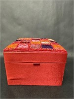 Beaded Sequin Small Jewelry Box