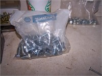 Large assortment of nuts, bolts and screws