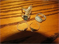 Costume Jewelry Collection of Rings