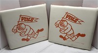 2pc TN Vols Stadium Seat Cushions