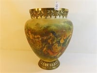 Clay Pottery Pot, Signed R 1889 in Oldscript -16"