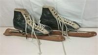 Vintage SK Leather Ice Speed Skates