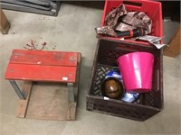 Stool And Crates