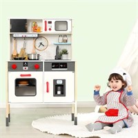 AS IS-Realistic Kids Play Kitchen Set